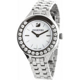 Swarovski Lovely Crystals Mini White Dial Silver Steel Strap Watch for Women - 5242901 Buy Now By Swarovski
