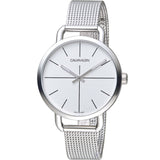 Calvin Klein Even White Dial Silver Mesh Bracelet Watch for Women - K7B23126 Buy Now By Calvin Klein
