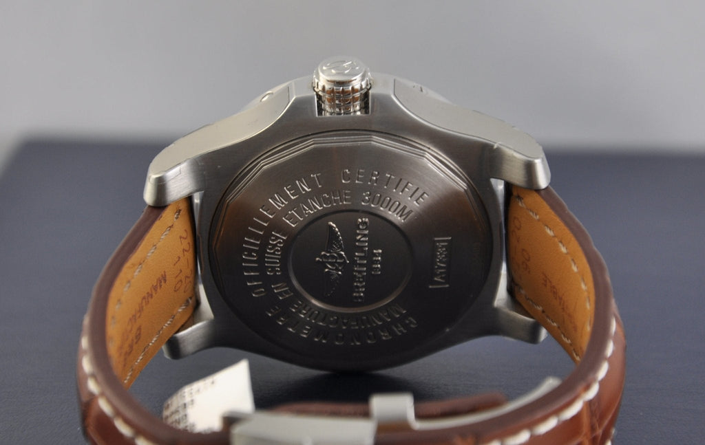 Breitling Avenger 11 Seawolf Stainless Steel Cobra Yellow Dial Mens Watch - A1733110/I519/434X Buy Now By Breitling