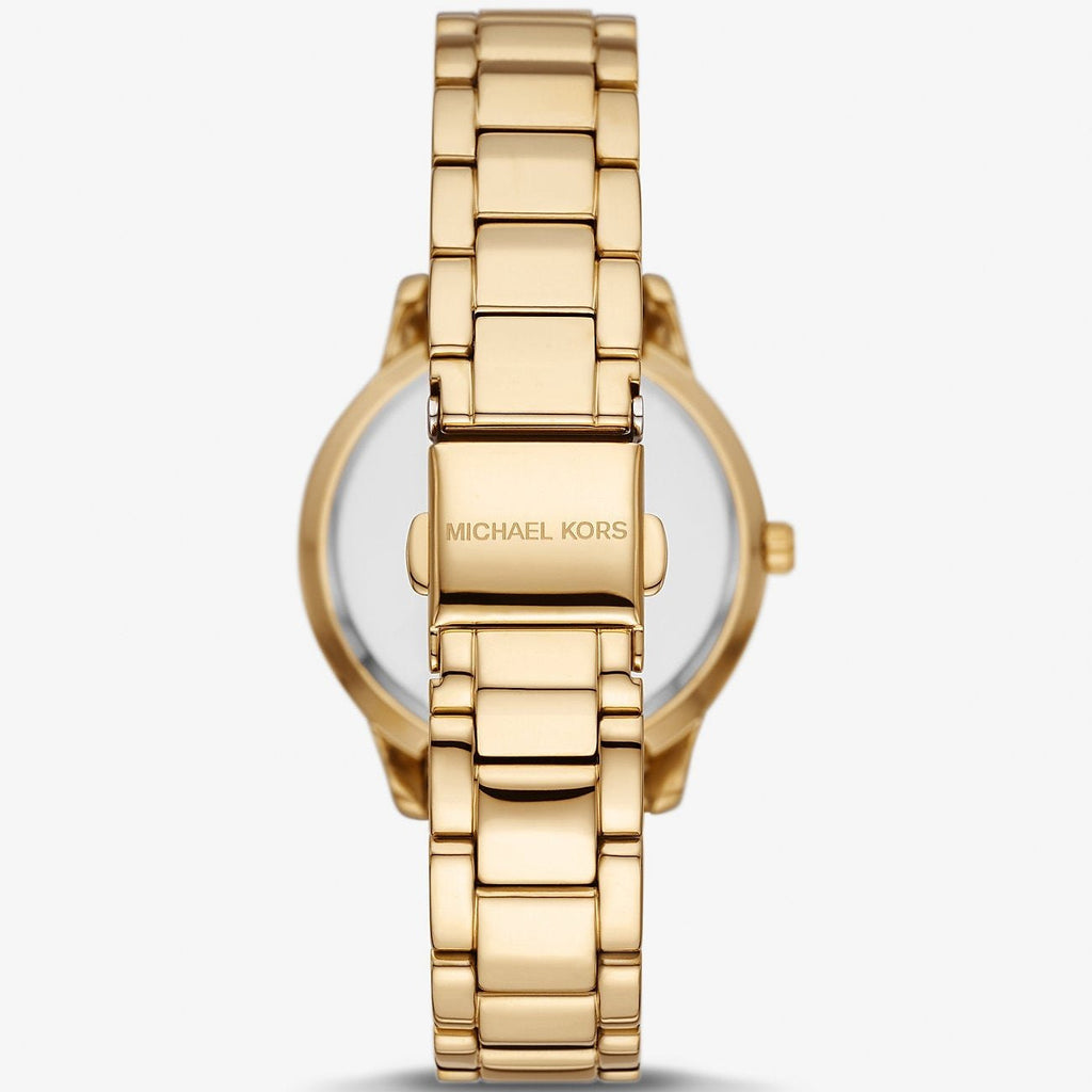 Michael Kors Tibby Pave Gold Dial Gold Steel Strap Watch for Women - MK1057 Buy Now By Michael Kors