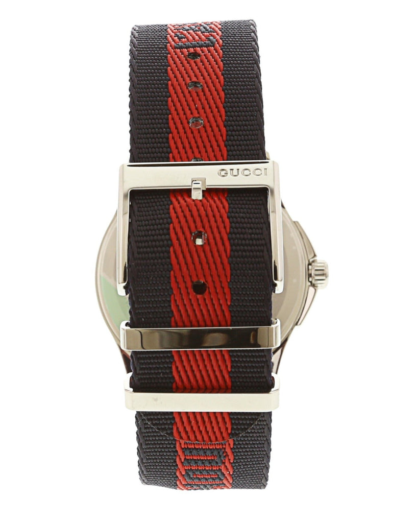 Gucci G Timless Le Marche Des Merveilles Blue & Red Dial Blue & Red Nylon Strap Unisex Watch - YA126495 Buy Now By Gucci