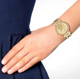 Michael Kors Sofie Quartz Gold Dial Gold Steel Strap Watch For Women - MK4334 Buy Now By Michael Kors