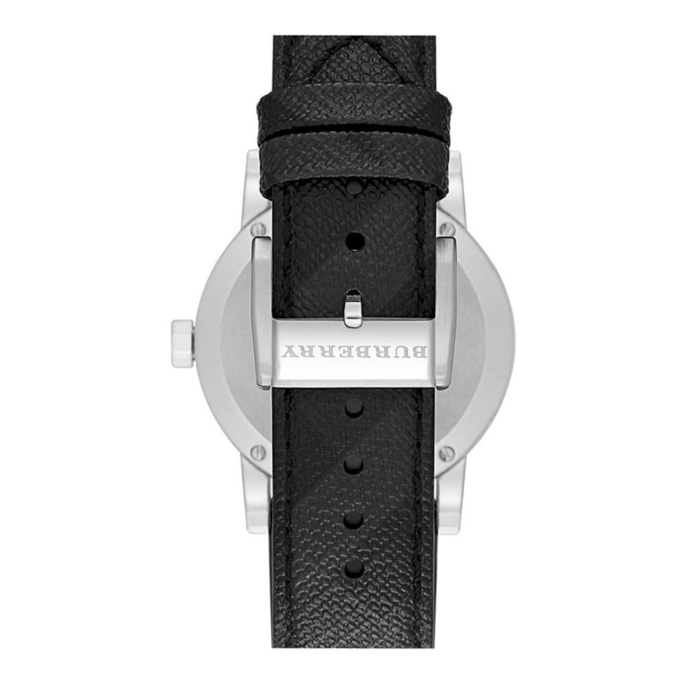 Burberry The City Grey Dial Black Leather Strap Watch for Men - BU9030 Buy Now By Burberry