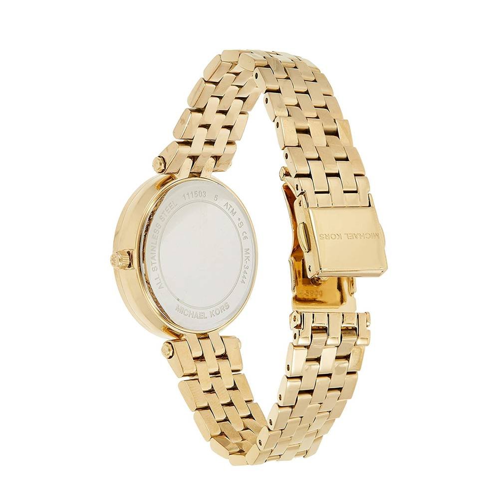 Michael Kors Darci Pink Dial Gold Steel Strap Watch for Women - MK3444 Buy Now By Michael Kors