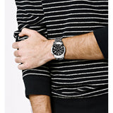 Fossil Grant Chronograph Black Dial Silver Steel Strap Watch for Men - FS4994 Buy Now By Fossil