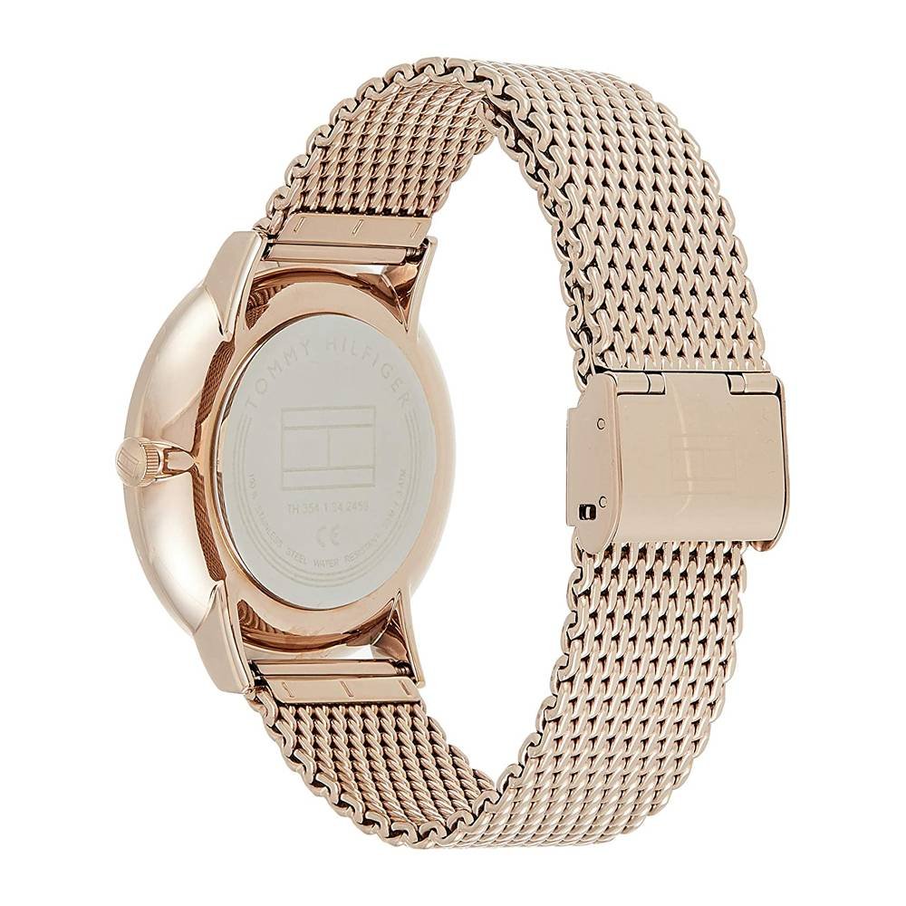 Tommy Hilfiger Brooklyn Grey Dial Gold Mesh Bracelet Watch for Men - 1791506 Buy Now By Tommy Hilfiger