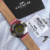 Coach Perry Silver Dial Red Leather Strap Watch for Women - 14503515 Buy Now By Coach