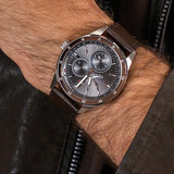 Tommy Hilfiger Austin Grey Dial Brown Leather Strap Watch for Men - 1791637 Buy Now By Tommy Hilfiger