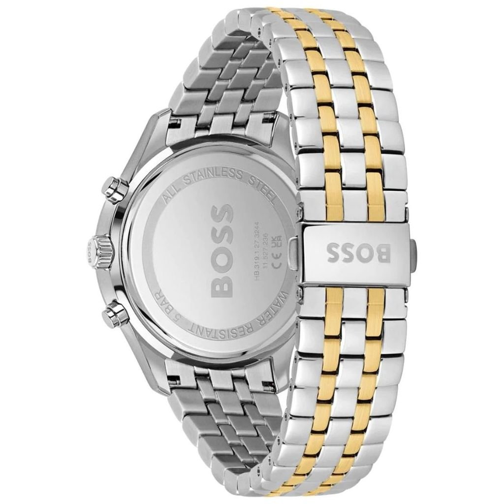 Hugo Boss Associate Blue Dial Two Tone Steel Strap Watch for Men - 1513976 Buy Now By Hugo Boss