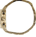 Marc Jacobs Rock Metal Chronograph Gold Dial Gold Steel Strap Watch for Men - MBM3158 Buy Now By Marc Jacobs