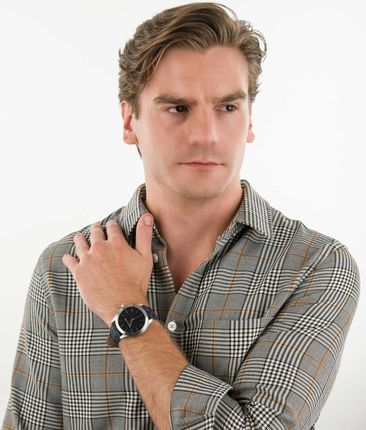 Michael Kors Slim Runway Analog Blue Dial Blue Leather Strap Watch For Men - MK8907 Buy Now By Michael Kors