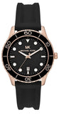 Michael Kors Runway Quartz Black Dial Black Silicone Strap Watch For Women - MK6852 Buy Now By Michael Kors