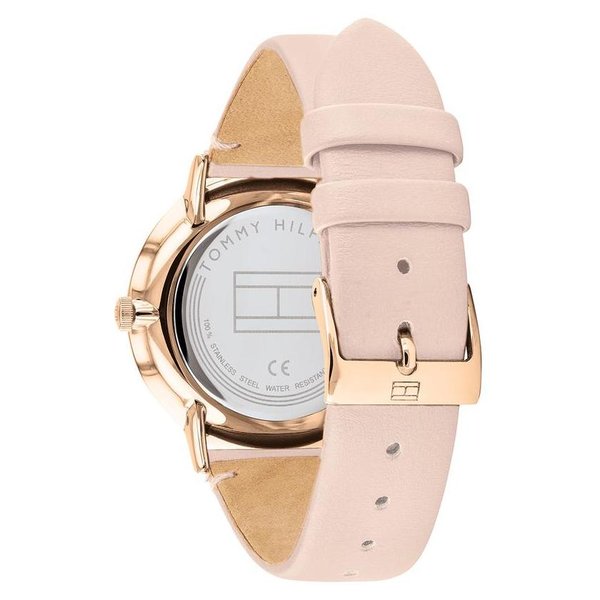 Tommy Hilfiger Jenna Analog Pink Dial Pink Leather Strap Watch for Women - 1782071 Buy Now By Tommy Hilfiger