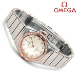 Omega Constellation Quartz Diamonds Mother of Pearl Dial Two Tone Steel Strap Watch for Women - 131.25.25.60.55.001 Buy Now By Omega