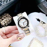 Movado Bold Silver Dial Two Tone Steel Strap Watch for Women - 3600245 Buy Now By Movado