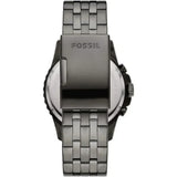 Fossil FB-01 Chronograph Black Dial Grey Steel Strap Watch for Men - FS5835 Buy Now By Fossil