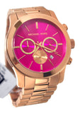 Michael Kors Runway Pink Dial Rose Gold Steel Strap Watch for Women - MK5931 Buy Now By Michael Kors