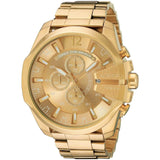Diesel Mega Chief Chronograph Gold Dial Gold Steel Strap Watch For Men - DZ4360 Buy Now By Diesel