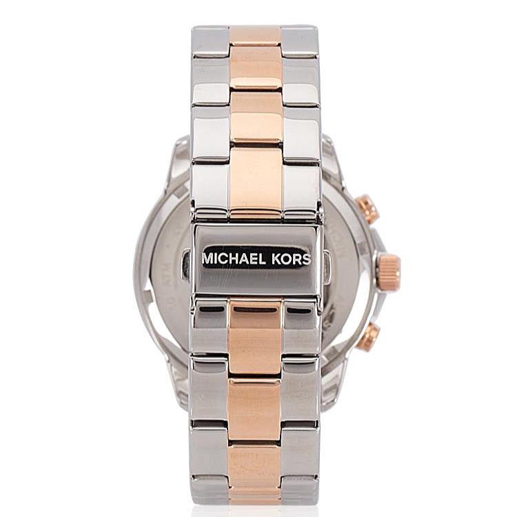 Michael Kors Bradshaw Chronograph Blue Dial Two Tone Steel Strap Watch For Women - MK6389 Buy Now By Michael Kors