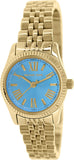 Michael Kors Lexington Quartz Blue Dial Gold Steel Strap Watch For Women - MK3271 Buy Now By Michael Kors
