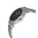 Tissot T Classic Bridgeport Black Dial Silver Steel Strap Watch For Men - T097.410.11.058.00 Buy Now By Tissot