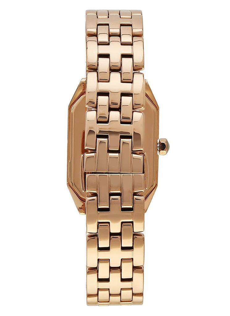 Emporio Armani Giola White Mother of Pearl Dial Rose Gold Steel Strap Watch For Women - AR11147 Buy Now By Emporio Armani