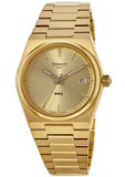 Tissot PRX Gold Dial Gold Steel Strap Watch for Men - T137.210.33.021.00 Buy Now By Tissot
