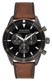 Movado Heritage Series 29mm Calendoplan Chronograph Black Dial Brown Leather Strap Watch For Men - 3650060 Buy Now By Movado
