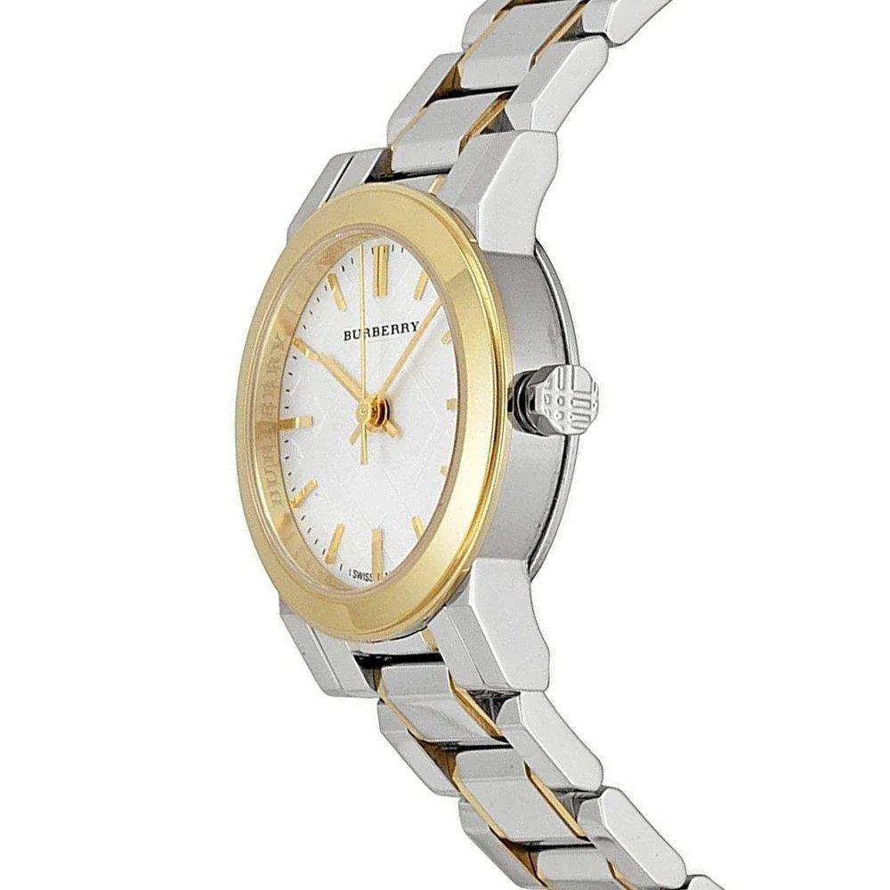 Burberry The City Silver Dial Two Tone Steel Strap Watch for Women - BU9217 Buy Now By Burberry