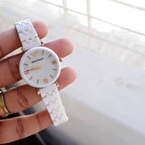 Emporio Armani Ceramica Mother of Pearl Dial White Ceramic Strap Watch For Women - AR1486 Buy Now By Emporio Armani