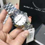 Marc Jacobs Amy White Dial Silver Steel Strap Watch for Women - MBM3054 Buy Now By Marc Jacobs