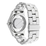 Marc Jacobs Henry Transparent Silver Dial Silver Steel Strap Watch for Women - MBM3205 Buy Now By Marc Jacobs