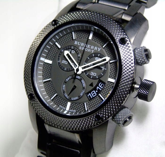 Burberry Chrono Sport Brown Dial Brown Steel Strap Watch for Men - BU7716 Buy Now By Burberry