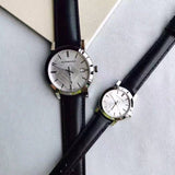 Burberry The City Silver Dial Black Leather Strap Watch for Women - BU9106 Buy Now By Burberry