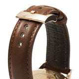 Emporio Armani Sportivo Chronograph White Dial Brown Leather Strap Watch For Men - AR5996 Buy Now By Emporio Armani