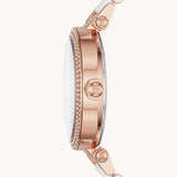 Michael Kors Parker White Dial Two Tone Steel Strap Watch for Women - MK6365 Buy Now By Michael Kors