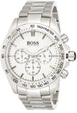 Hugo Boss Ikon Chronograph White Dial Silver Steel Strap Watch for Men - 1512962 Buy Now By Hugo Boss
