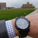 Burberry The City Black Dial Black Leather Strap Watch for Men - BU9364 Buy Now By Burberry