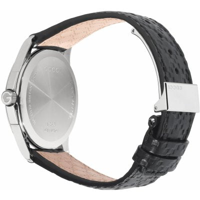 Gucci G Timeless Quartz Black Dial Black Leather Strap Watch for Men - YA126413 Buy Now By Gucci