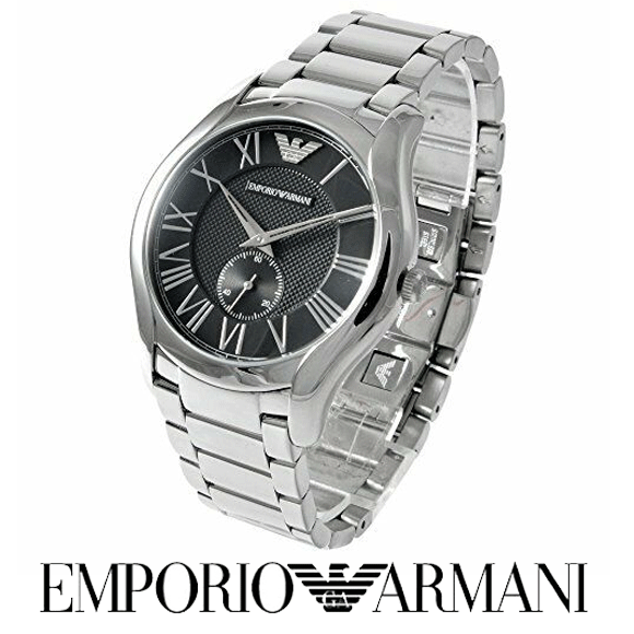 Emporio Armani Valente Quartz Black Dial Silver Steel Strap Watch For Men - AR11086 Buy Now By Emporio Armani