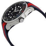 Gucci Dive Black Dial Red & Blue Nylon Strap Watch For Men - YA136210 Buy Now By Gucci