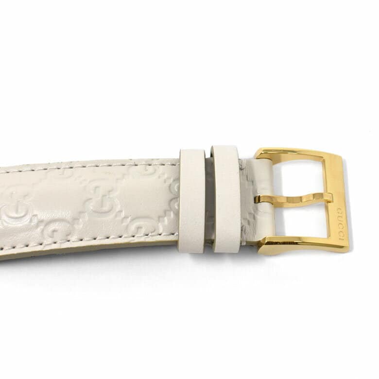 Gucci G Timeless Quartz White Dial White Leather Strap Watch For Women - YA1264033A Buy Now By Gucci