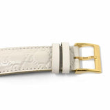 Gucci G Timeless Quartz White Dial White Leather Strap Watch For Women - YA1264033A Buy Now By Gucci