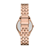 Michael Kors Harlowe Three-Hand Rose Gold Dial Rose Gold Steel Strap Watch for Women - MK4845 Buy Now By Michael Kors