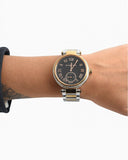 Michael Kors Skylar Black Dial Two Tone Steel Strap Watch for Women - MK5957 Buy Now By Michael Kors