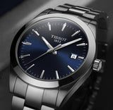 Tissot Gentleman Blue Dial Silver Steel Strap Watch For Men - T127.410.11.041.00 Buy Now By Tissot
