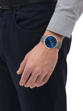 Hugo Boss Horizon Blue Dial Grey Leather Strap Watch for Men - 1513539 Buy Now By Hugo Boss