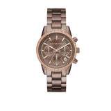Michael Kors Ritz Chronograph Brown Dial Brown Steel Strap Watch For Women - MK6529 Buy Now By Michael Kors