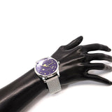 Gucci G-Timeless Motifs Moon Phase Blue Dial Silver Mesh Bracelet Watch For Men - YA126328 Buy Now By Gucci