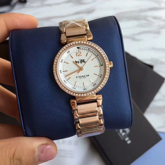 Coach Sport Diamonds Gold Dial Gold Steel Strap Watch for Women - 14502195 Buy Now By Coach